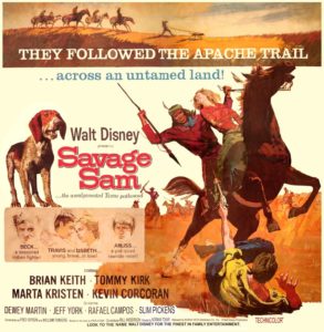 Savage Sam movie poster